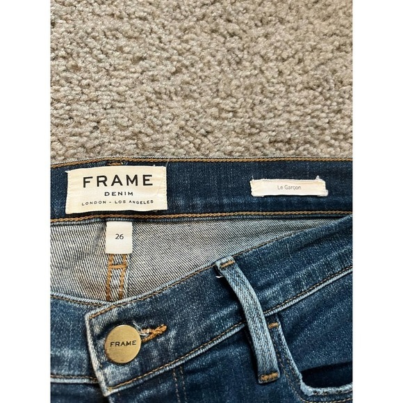 Frame me garçon mid rise distressed jeans size‎ 26 - Picture 3 of 10